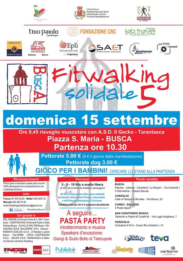 BUSCA (Cn) - Fitwalking Solidale